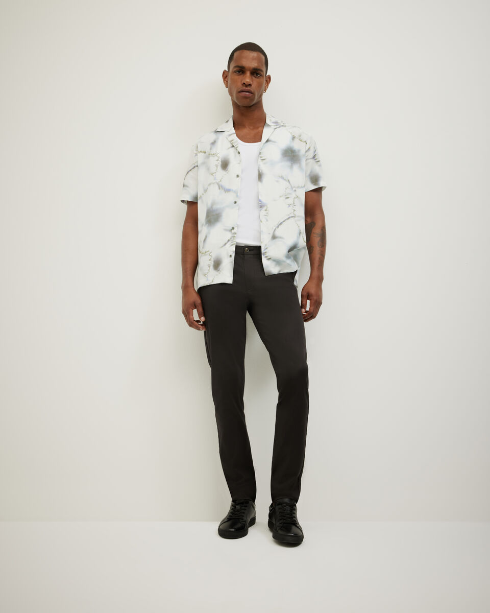 Tie-dye Short Sleeve Shirt, White Multi, hi-res